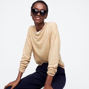 J. Crew Supercozy mockneck pullover sweater